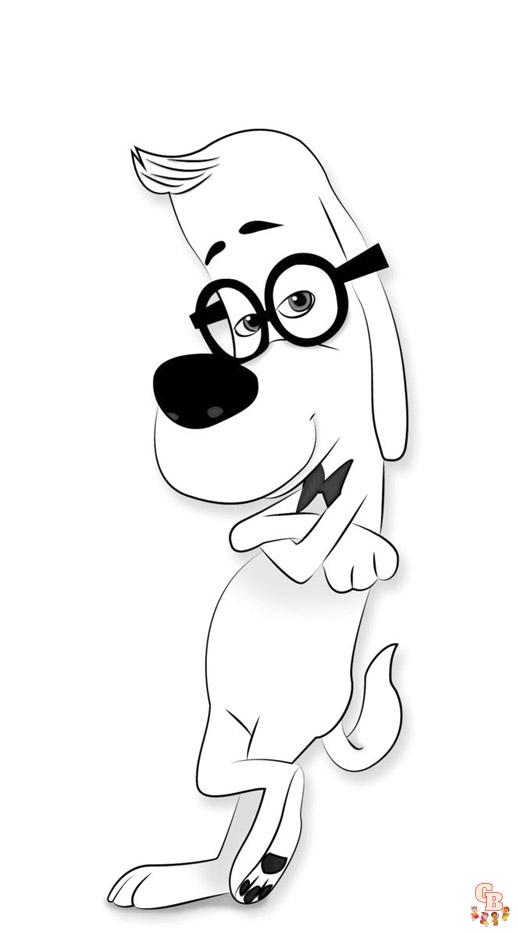 Coloriage Mr Peabody Sherman