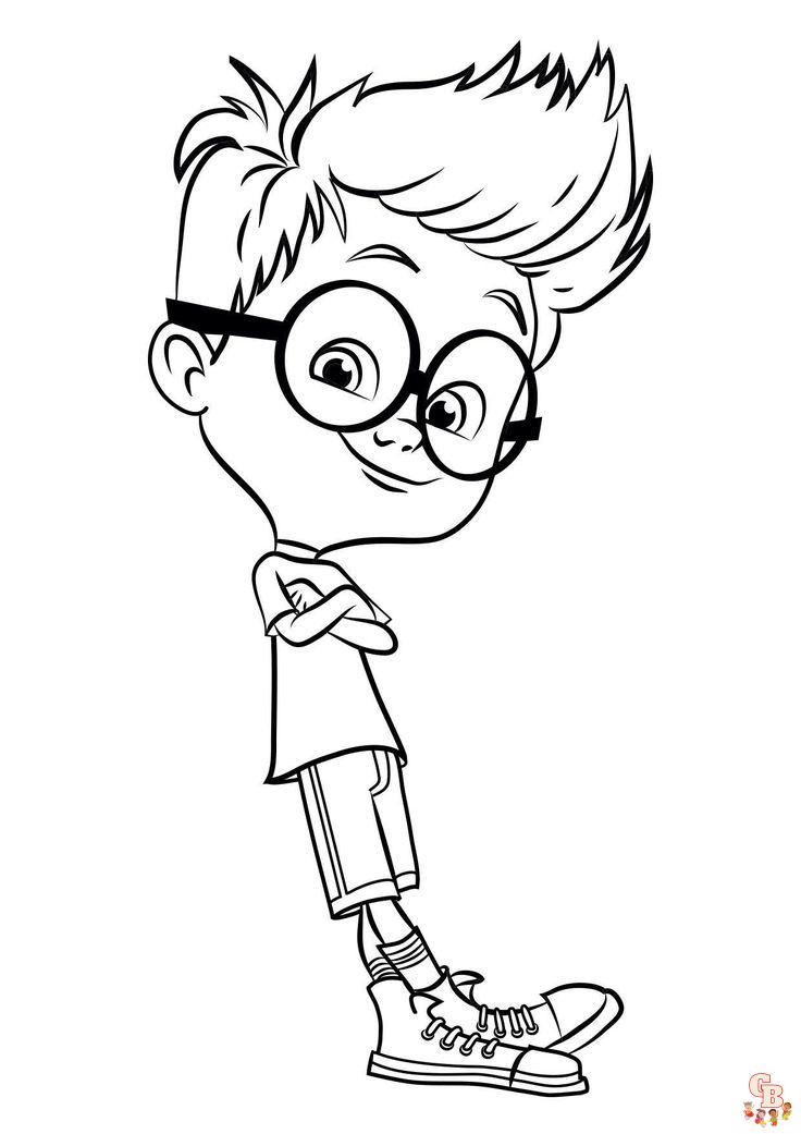 Coloriage Mr Peabody Sherman