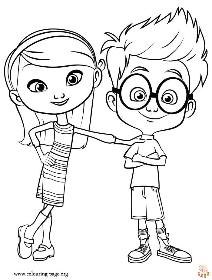 Coloriage Mr Peabody Sherman