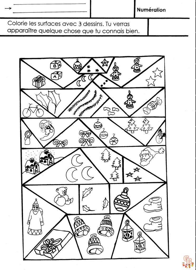 Coloriage Noel Maternelle