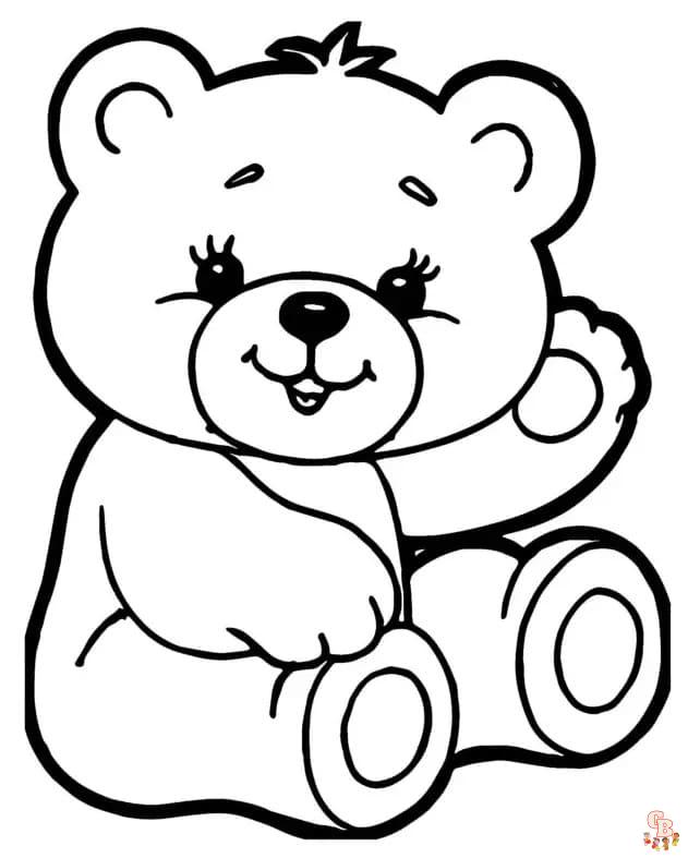 Coloriage Nounours