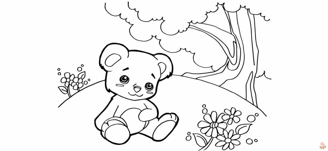 Coloriage Nounours