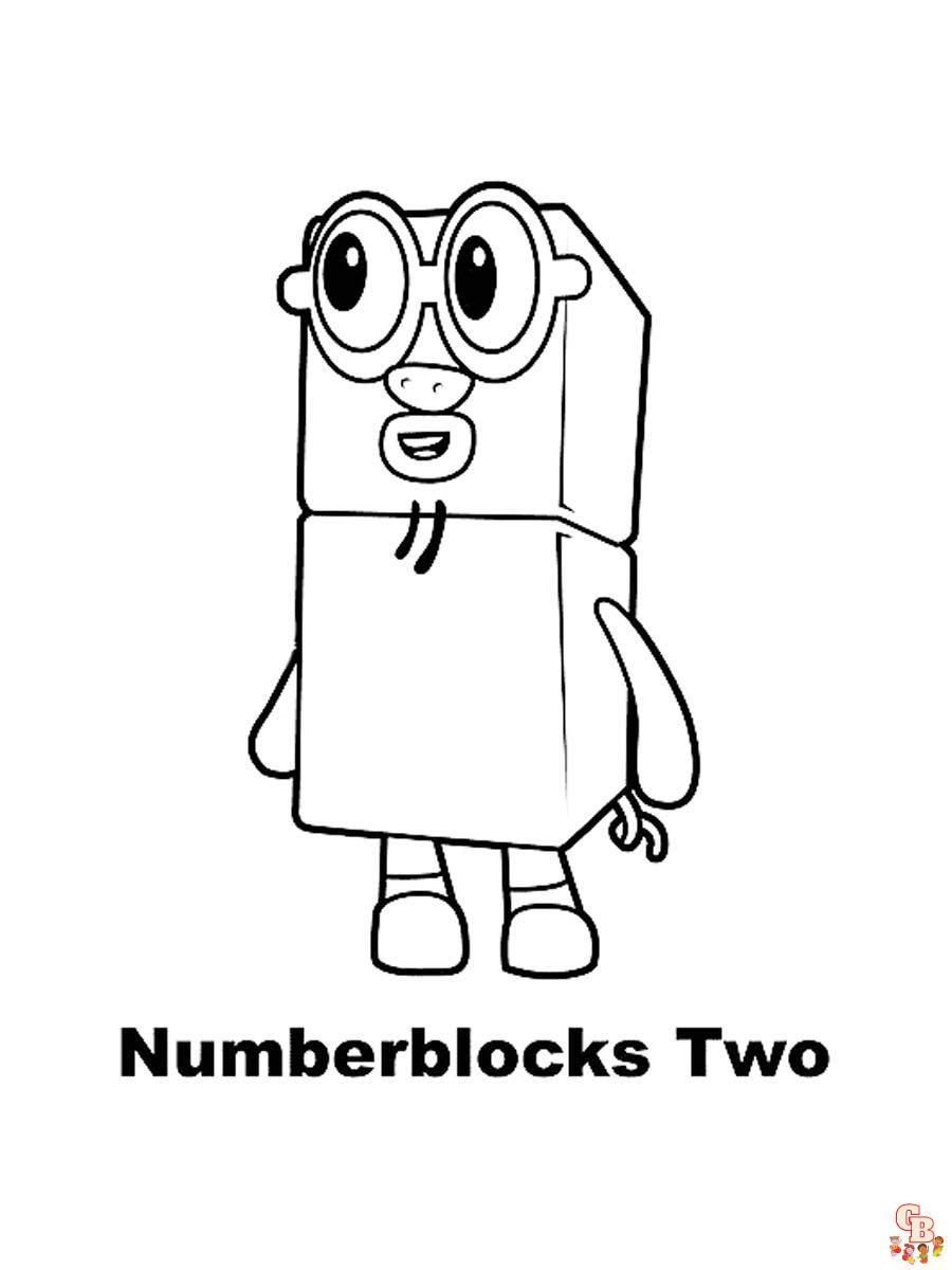 Coloriage Numberblocks