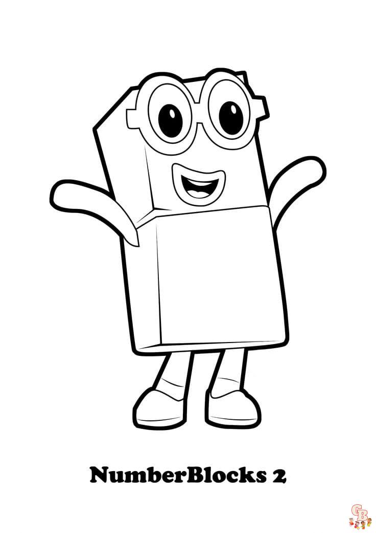 Coloriage Numberblocks