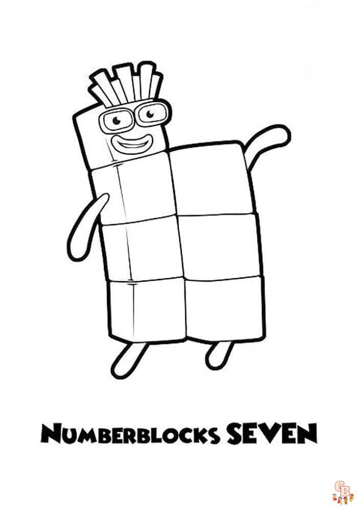 Coloriage Numberblocks