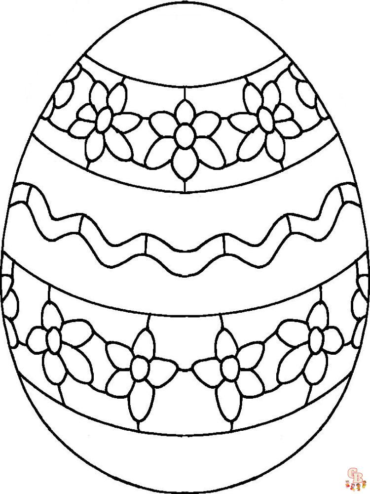 Coloriage Oeuf De Paques