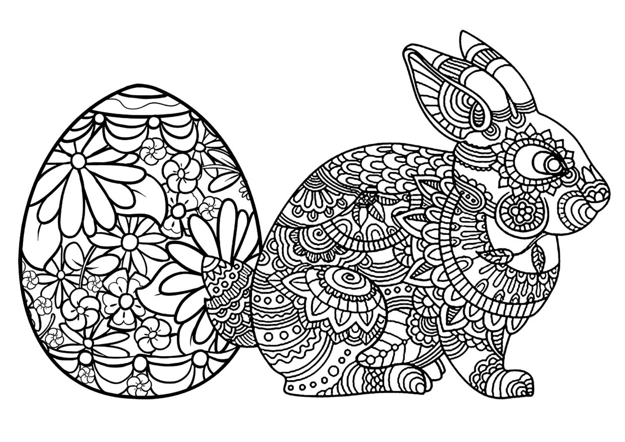 Coloriage Oeuf De Paques