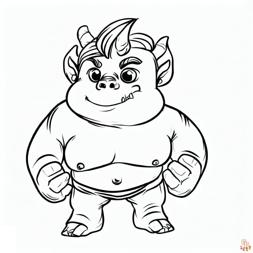 Coloriage Ogre