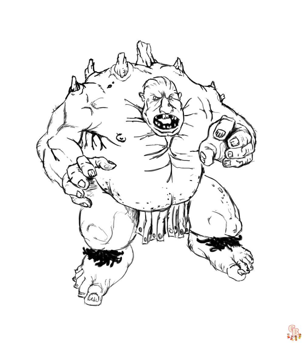 Coloriage Ogre