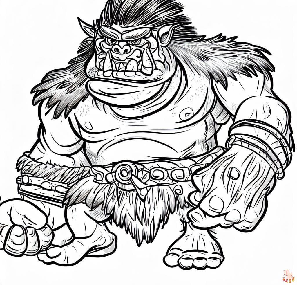 Coloriage Ogre