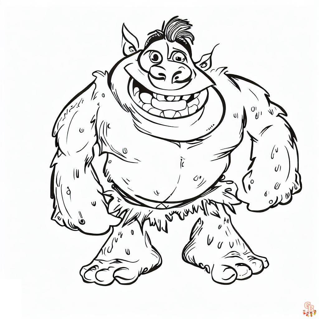 Coloriage Ogre