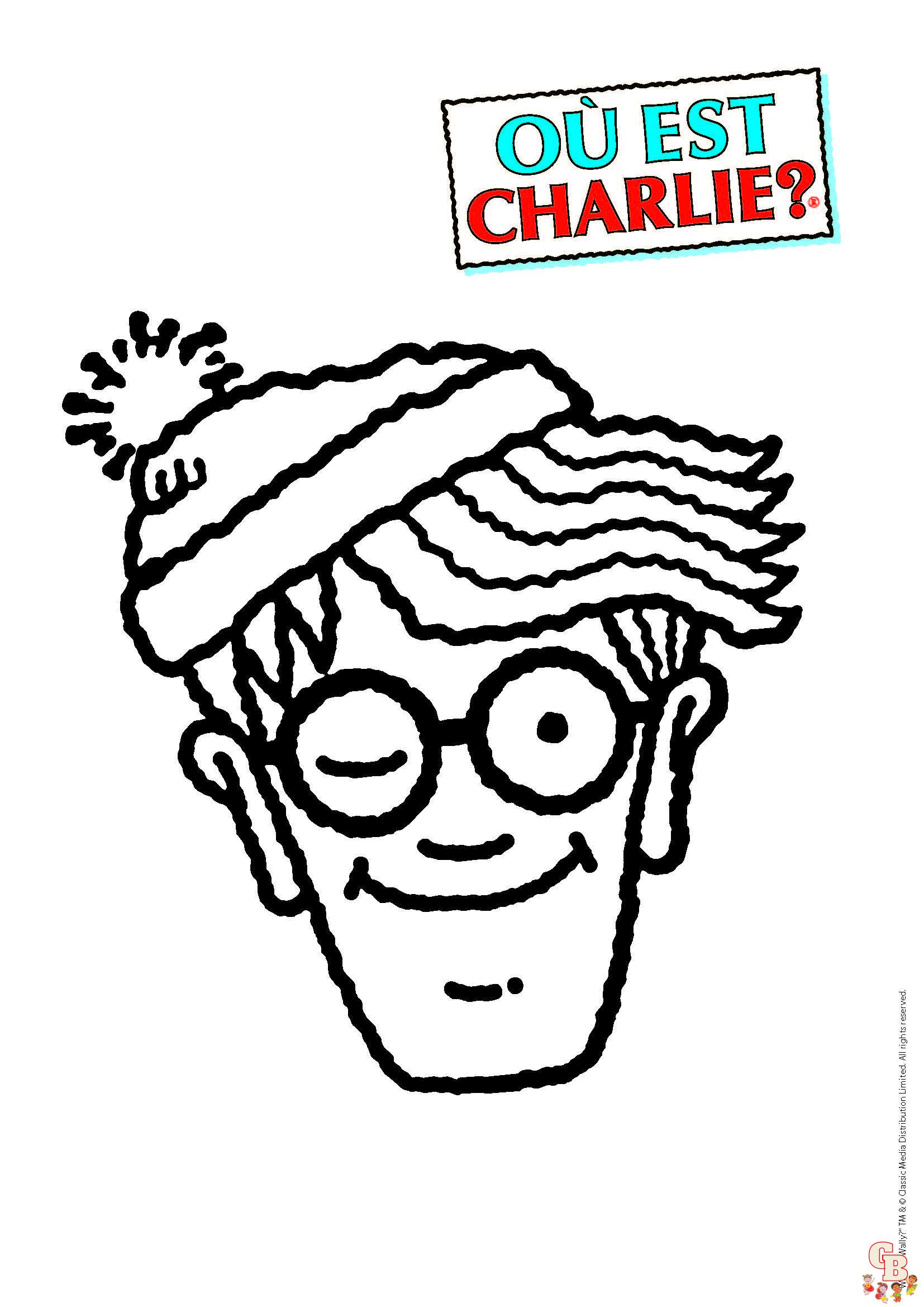 Coloriage Ou est Charlie