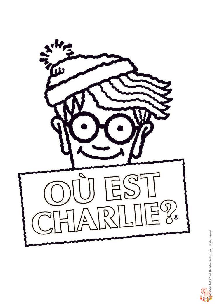 Coloriage Ou est Charlie