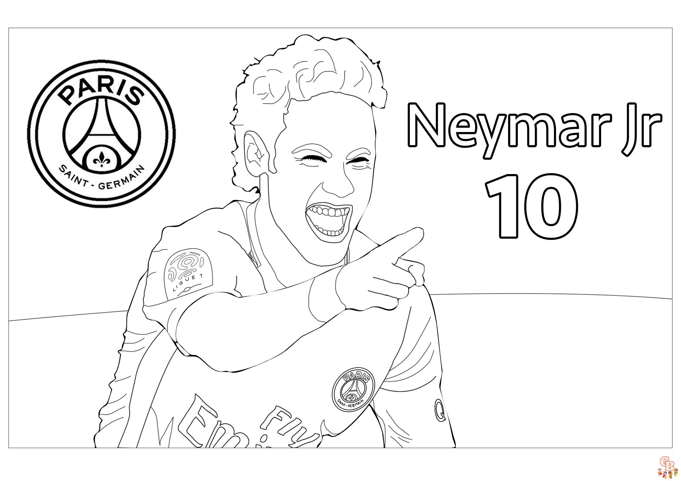 Coloriage PSG Paris Saint Germain