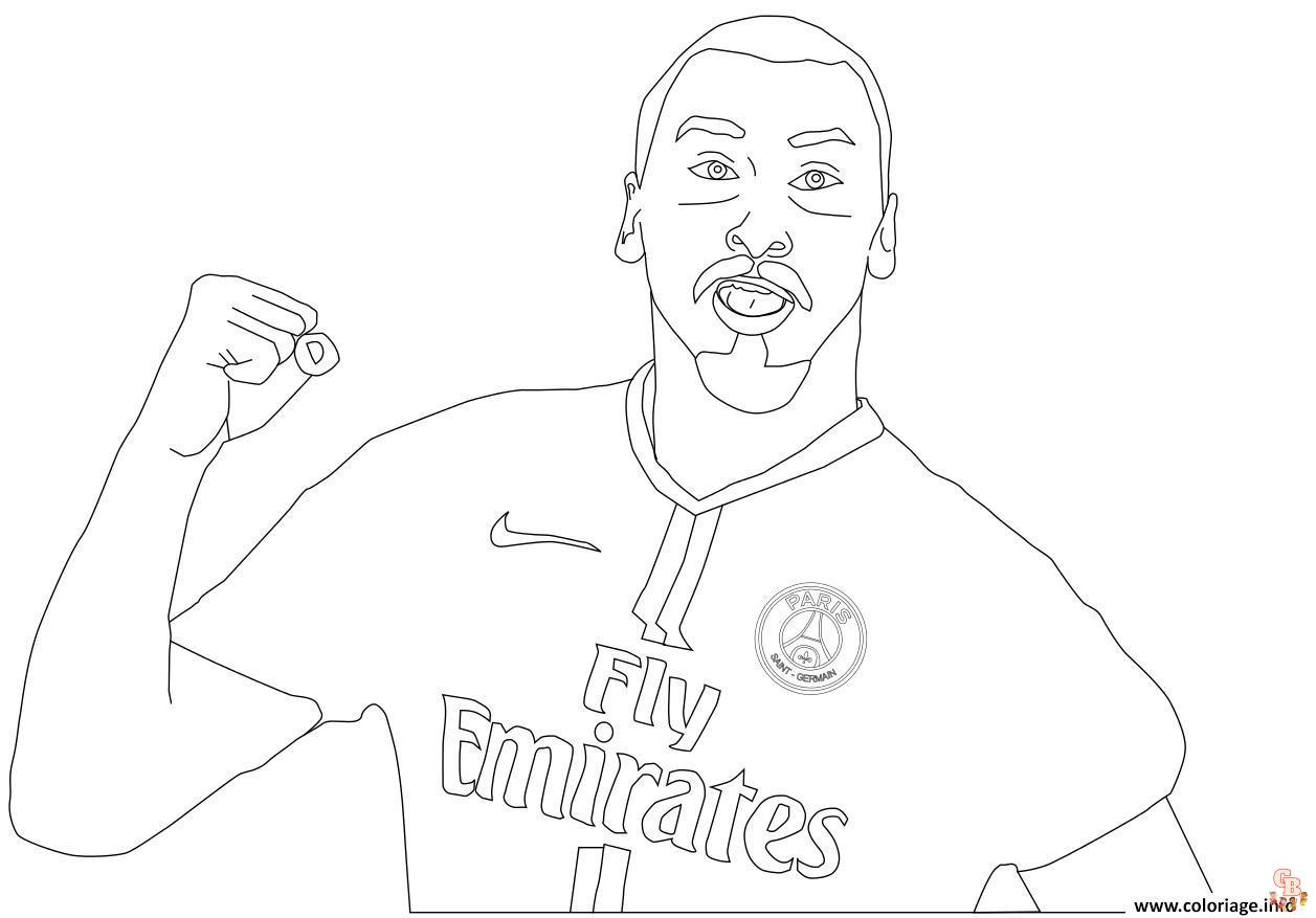 Coloriage PSG Paris Saint Germain