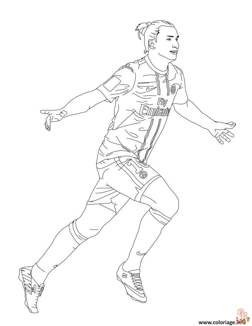 Coloriage PSG Paris Saint Germain