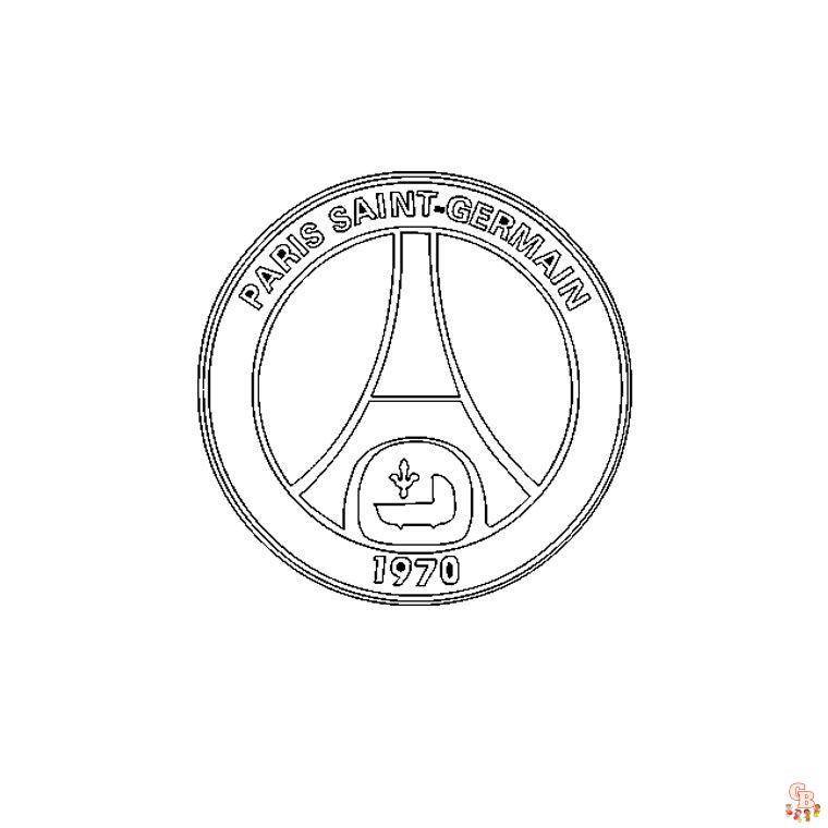 Coloriage PSG Paris Saint Germain