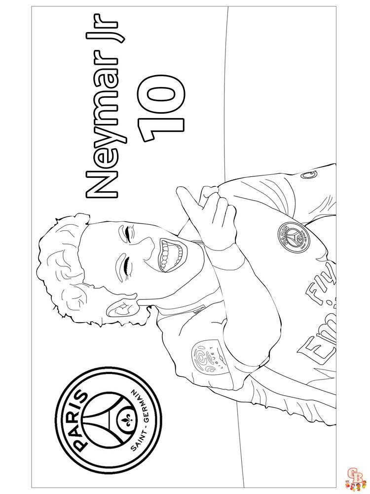 Coloriage PSG Paris Saint Germain