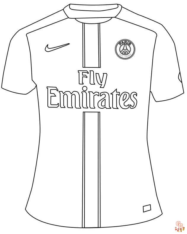 Coloriage PSG Paris Saint Germain