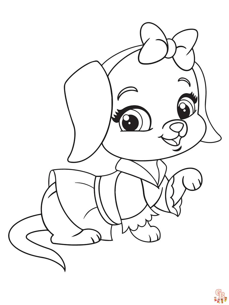 Coloriage Palace Pets