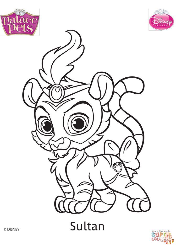 Coloriage Palace Pets