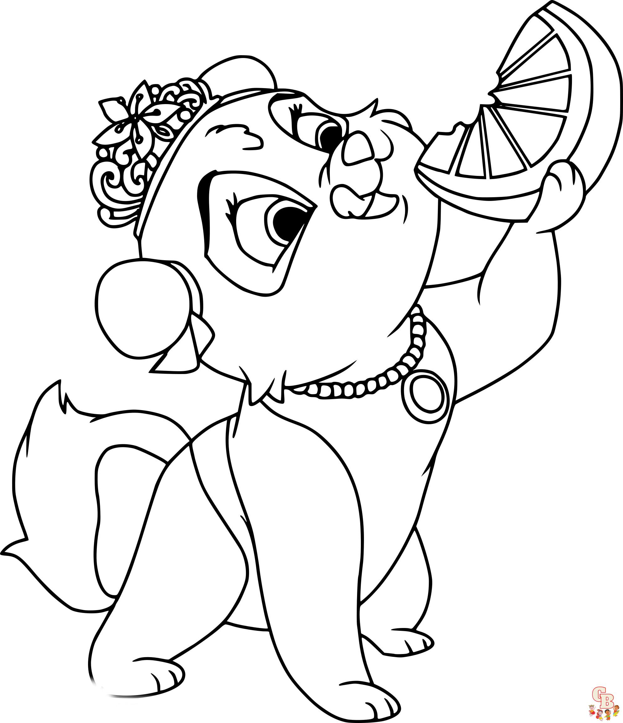 Coloriage Palace Pets