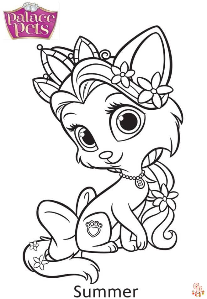 Coloriage Palace Pets