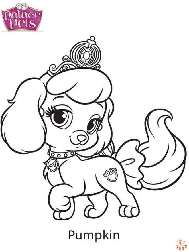 Coloriage Palace Pets