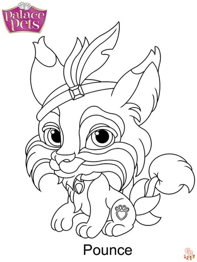 Coloriage Palace Pets