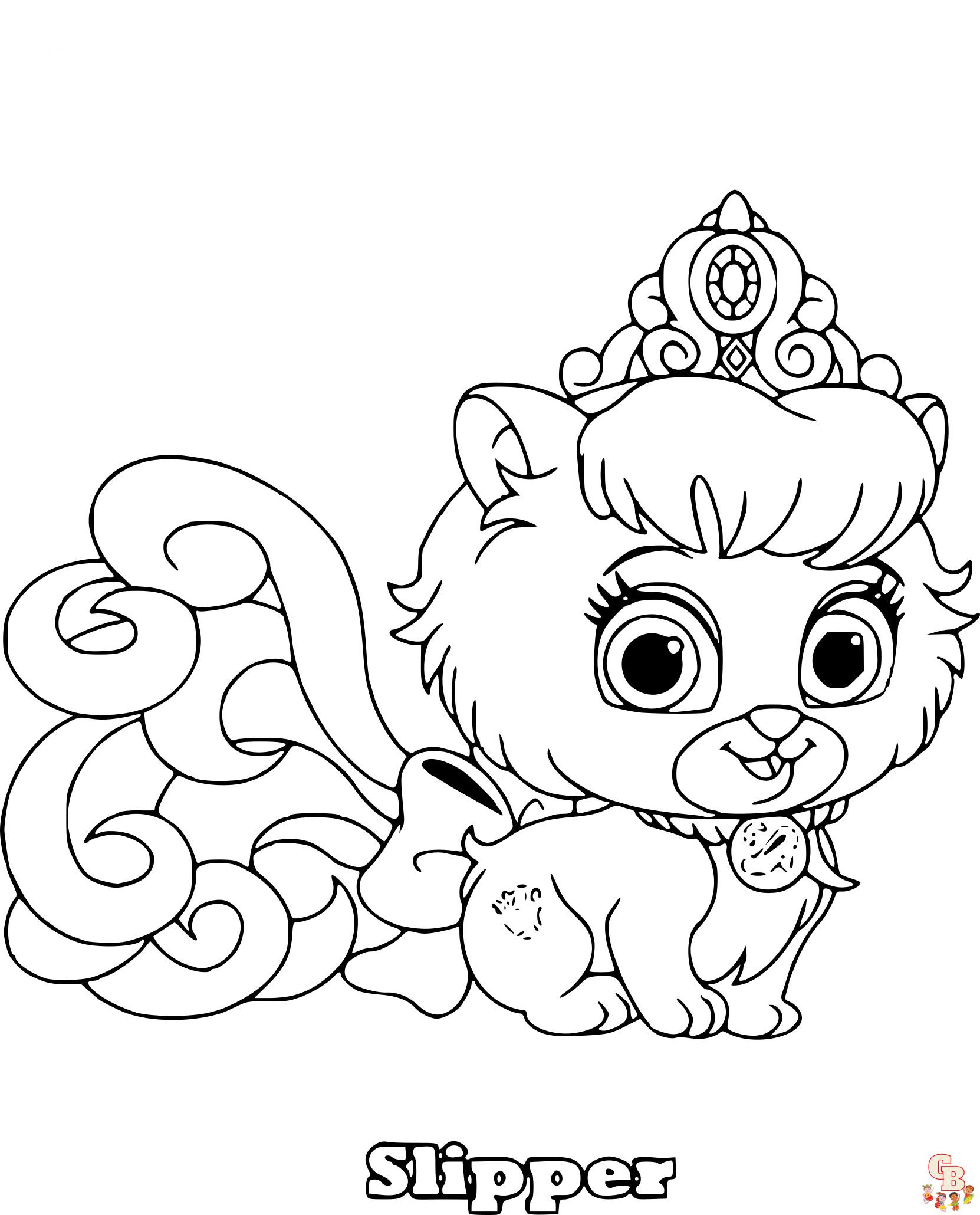 Coloriage Palace Pets