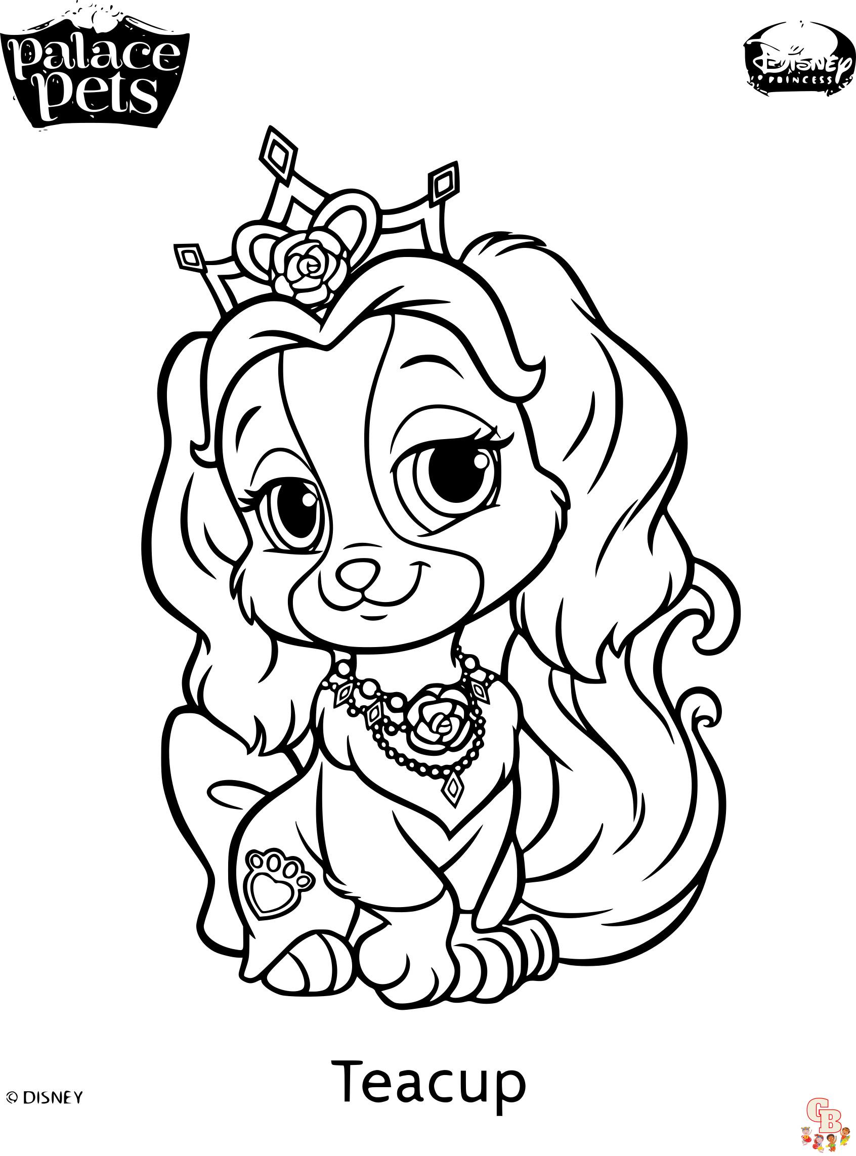 Coloriage Palace Pets