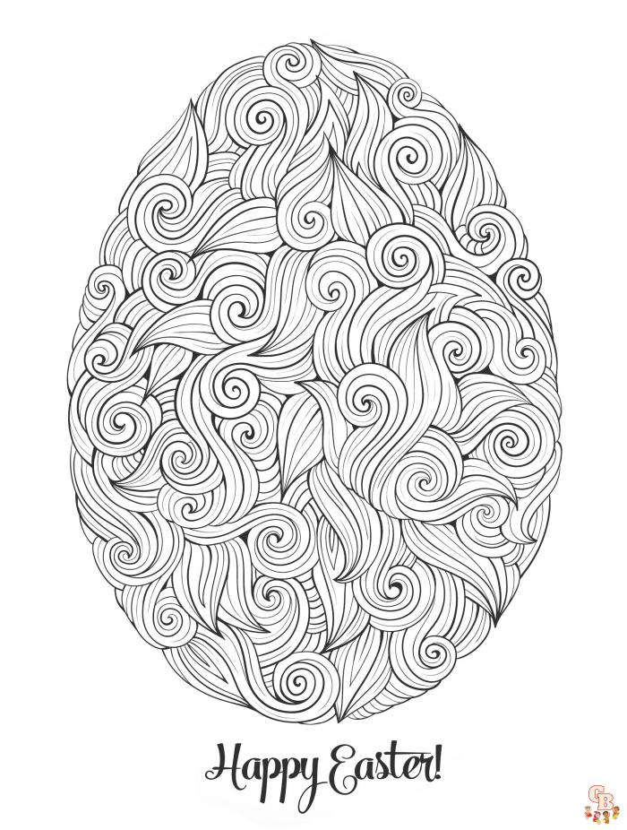 Coloriage Paques Adulte