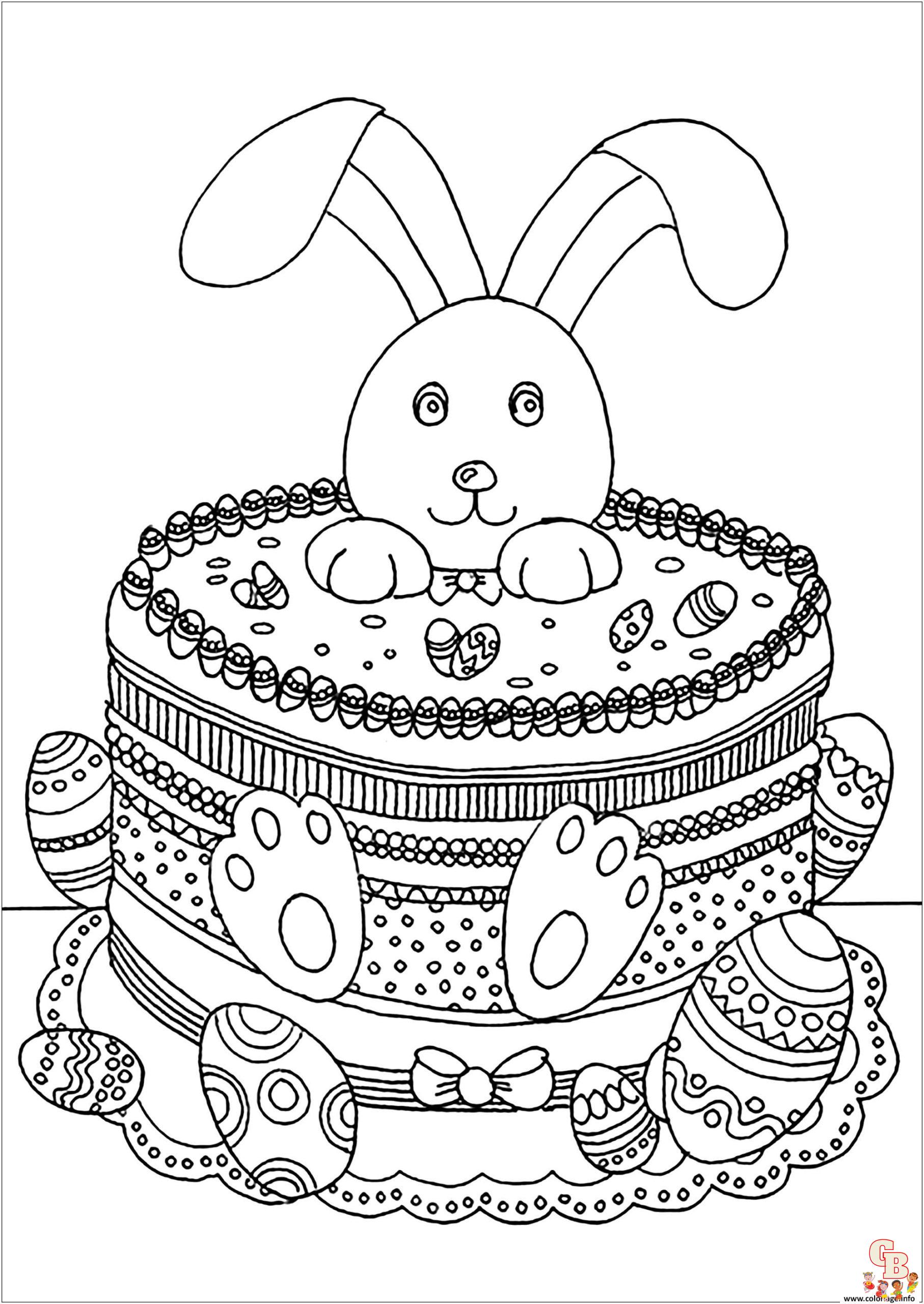 Coloriage Paques Adulte