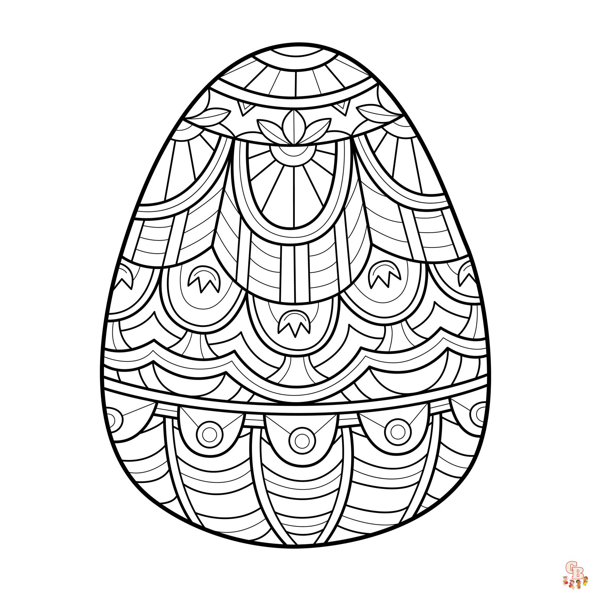 Coloriage Paques Adulte