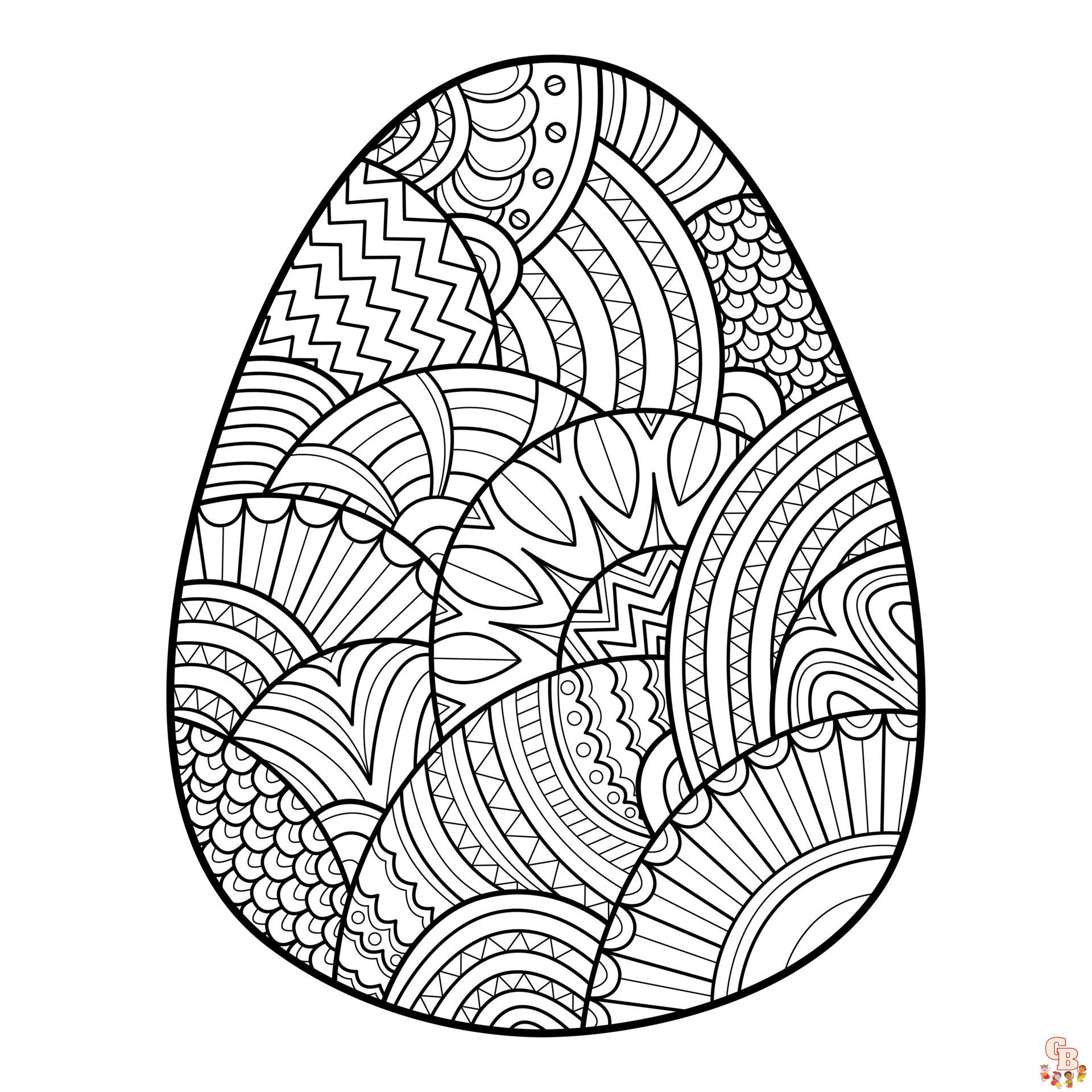 Coloriage Paques Adulte