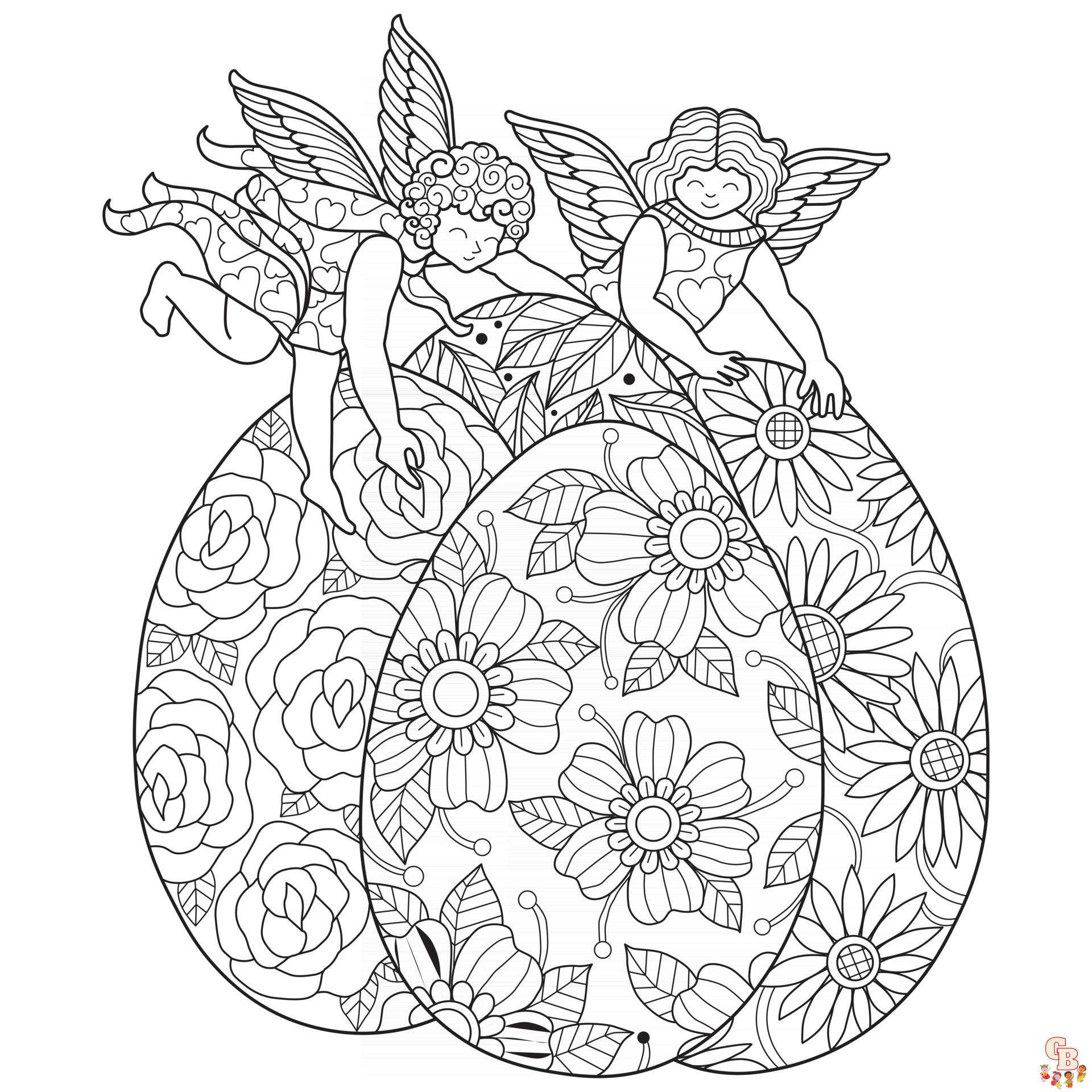 Coloriage Paques Adulte