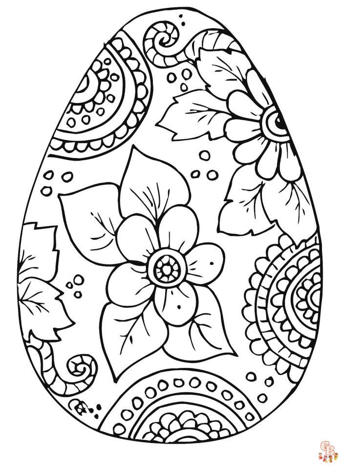 Coloriage Paques Adulte