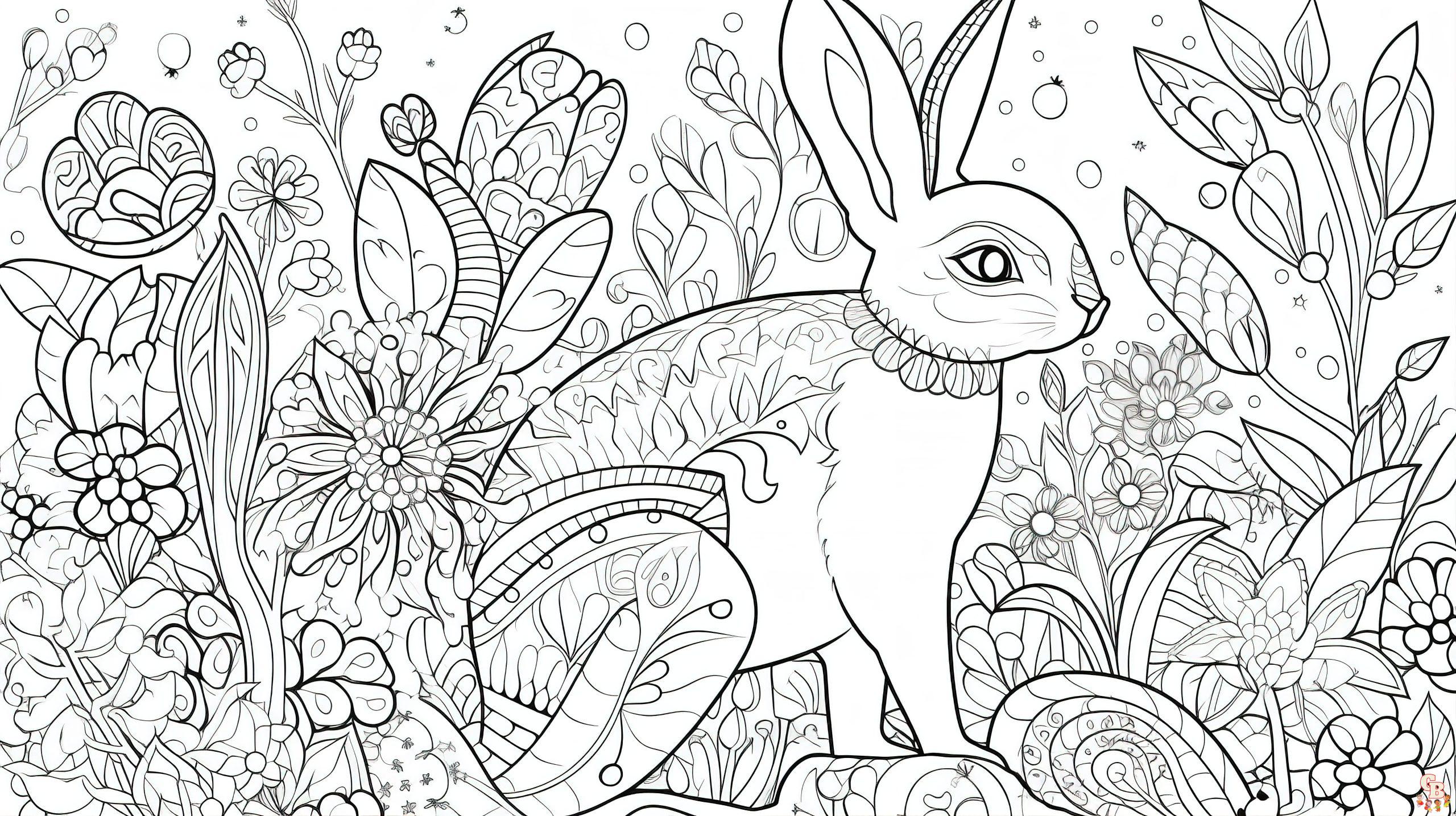 Coloriage Paques Adulte