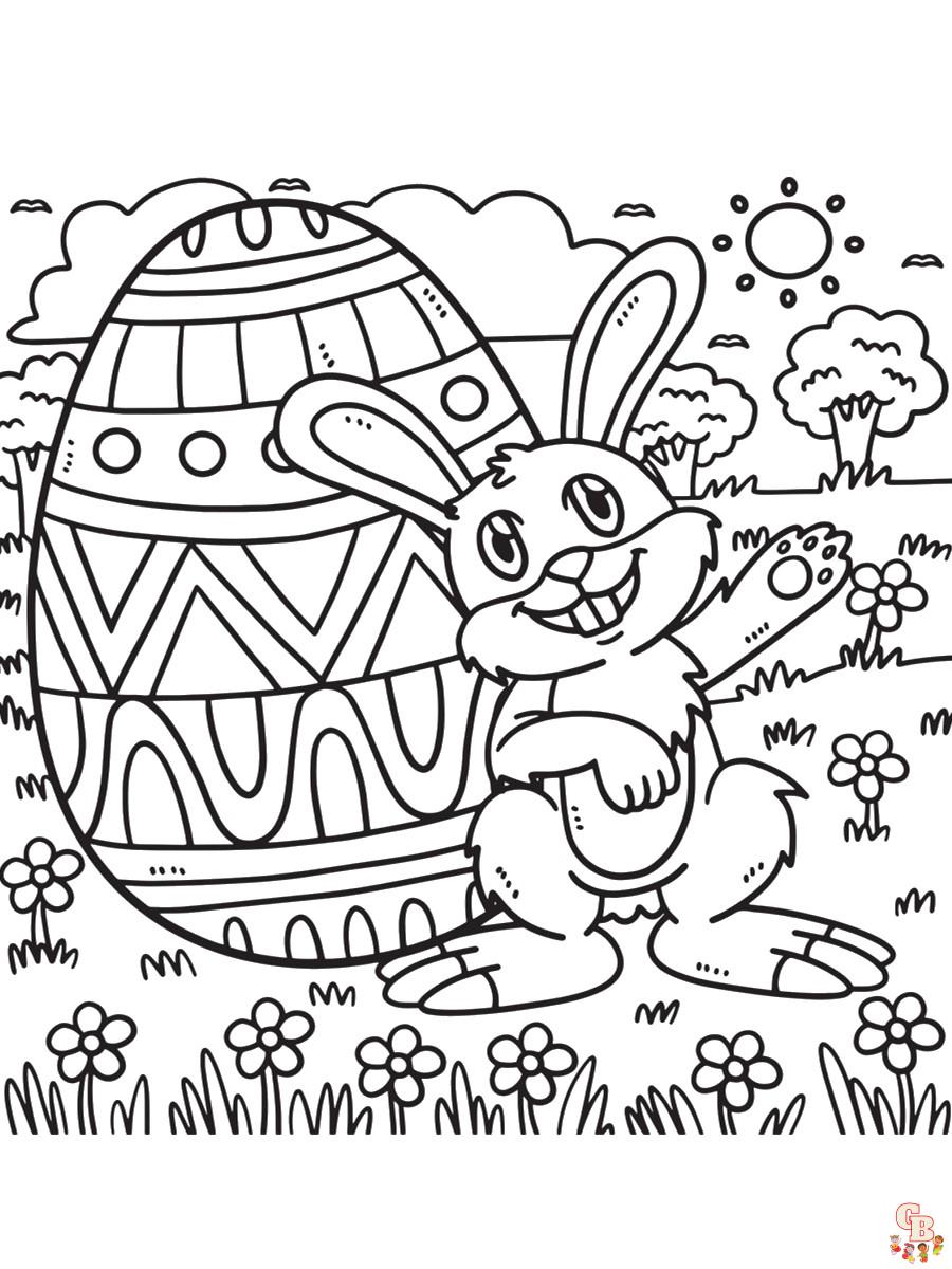 Coloriage Paques Adulte