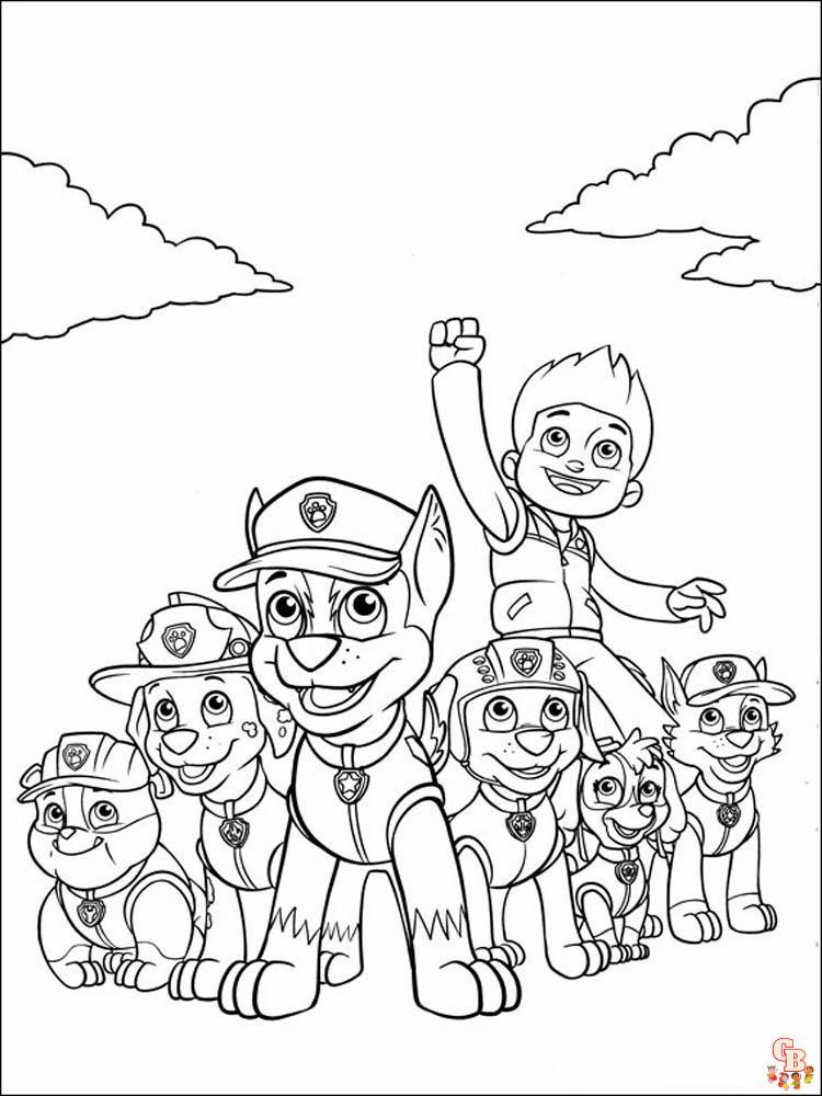 Coloriage Pat Patrouille La Super Patrouille