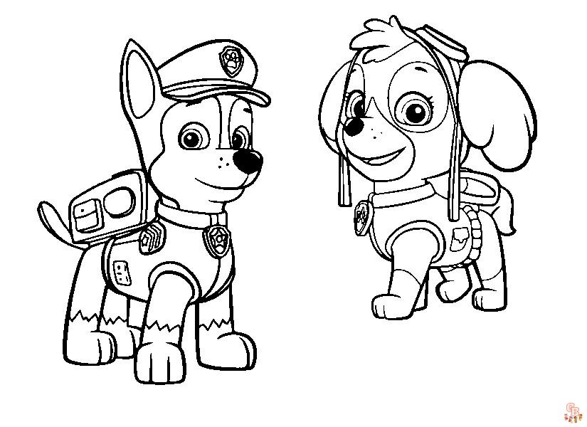 Coloriage Paw Patrol