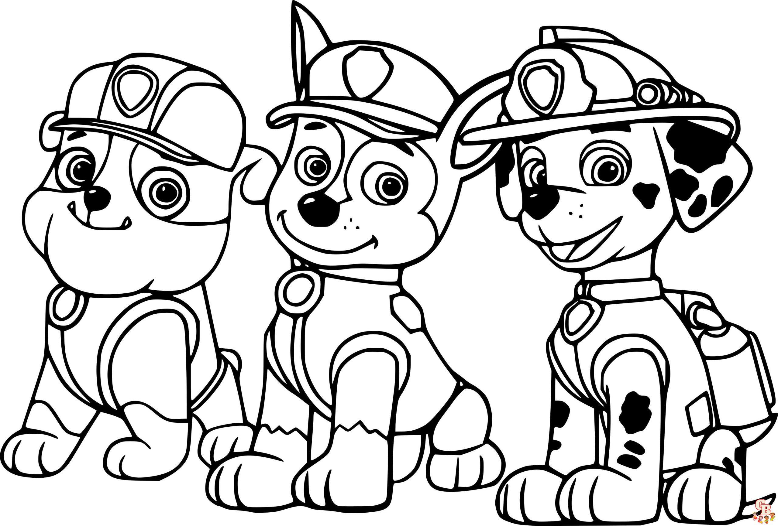 Coloriage Paw Patrol