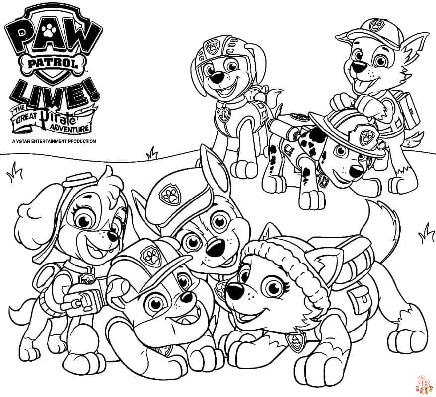 Coloriage Paw Patrol