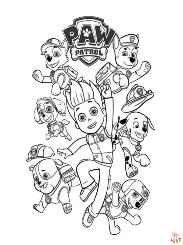 Coloriage Paw Patrol