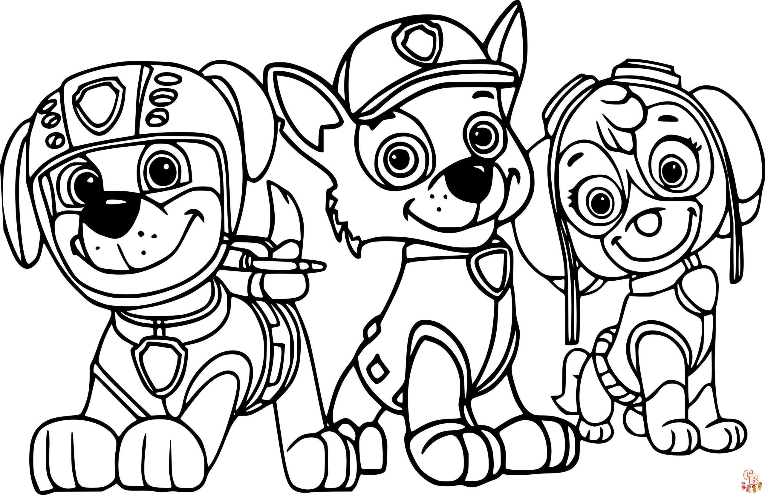 Coloriage Paw Patrol