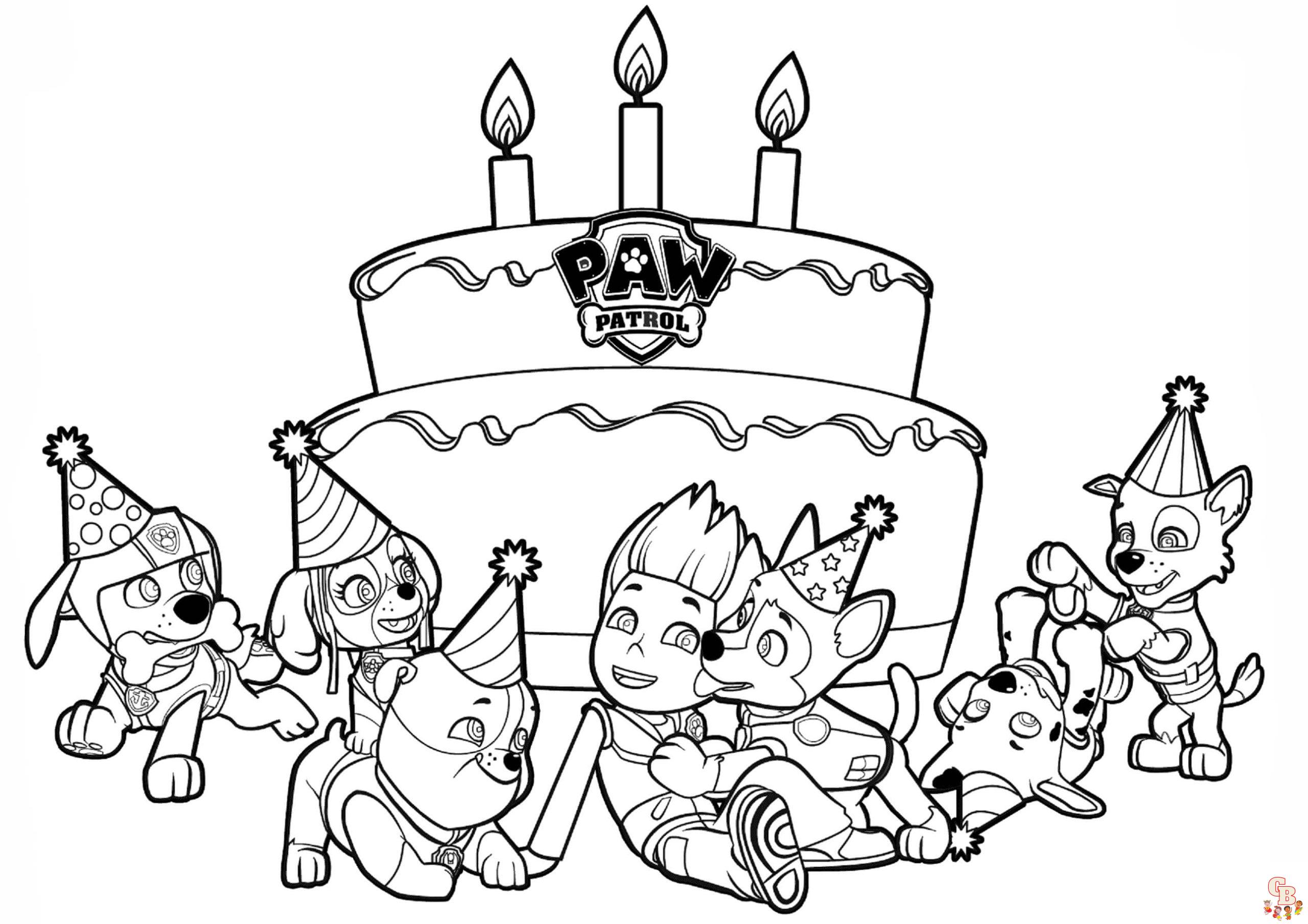 Coloriage Paw Patrol