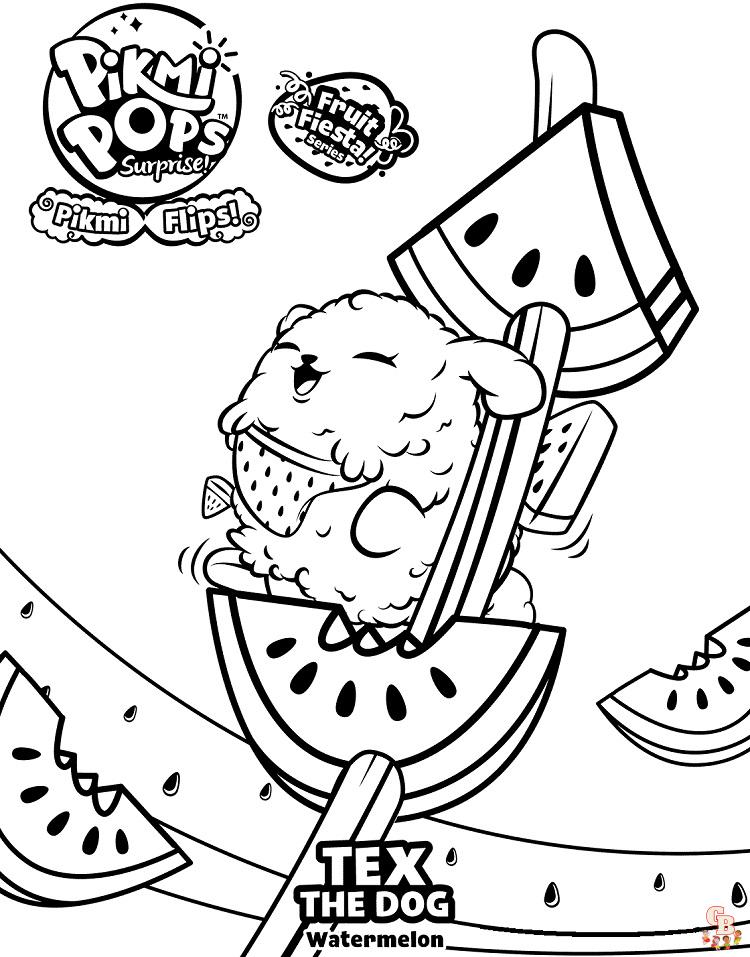 Coloriage Pikmi Pops