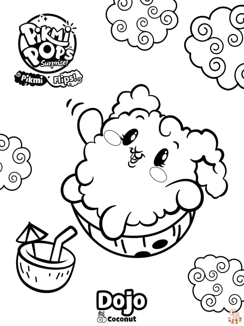 Coloriage Pikmi Pops