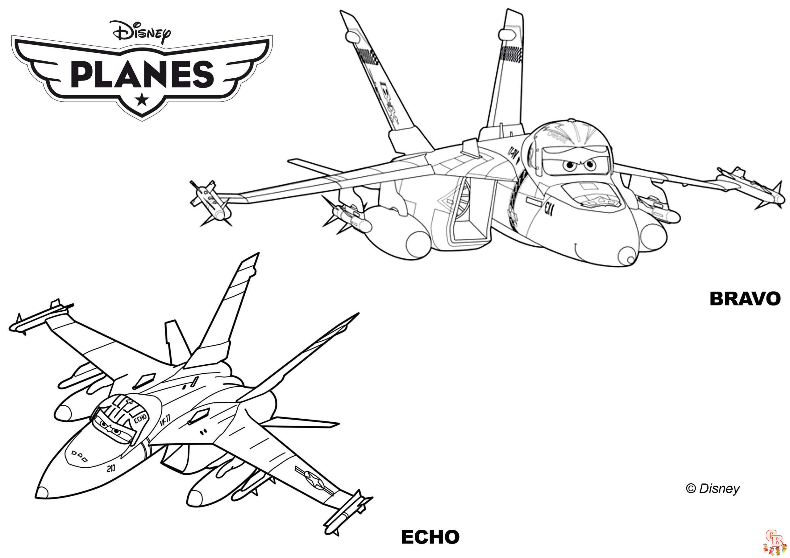 Coloriage Planes