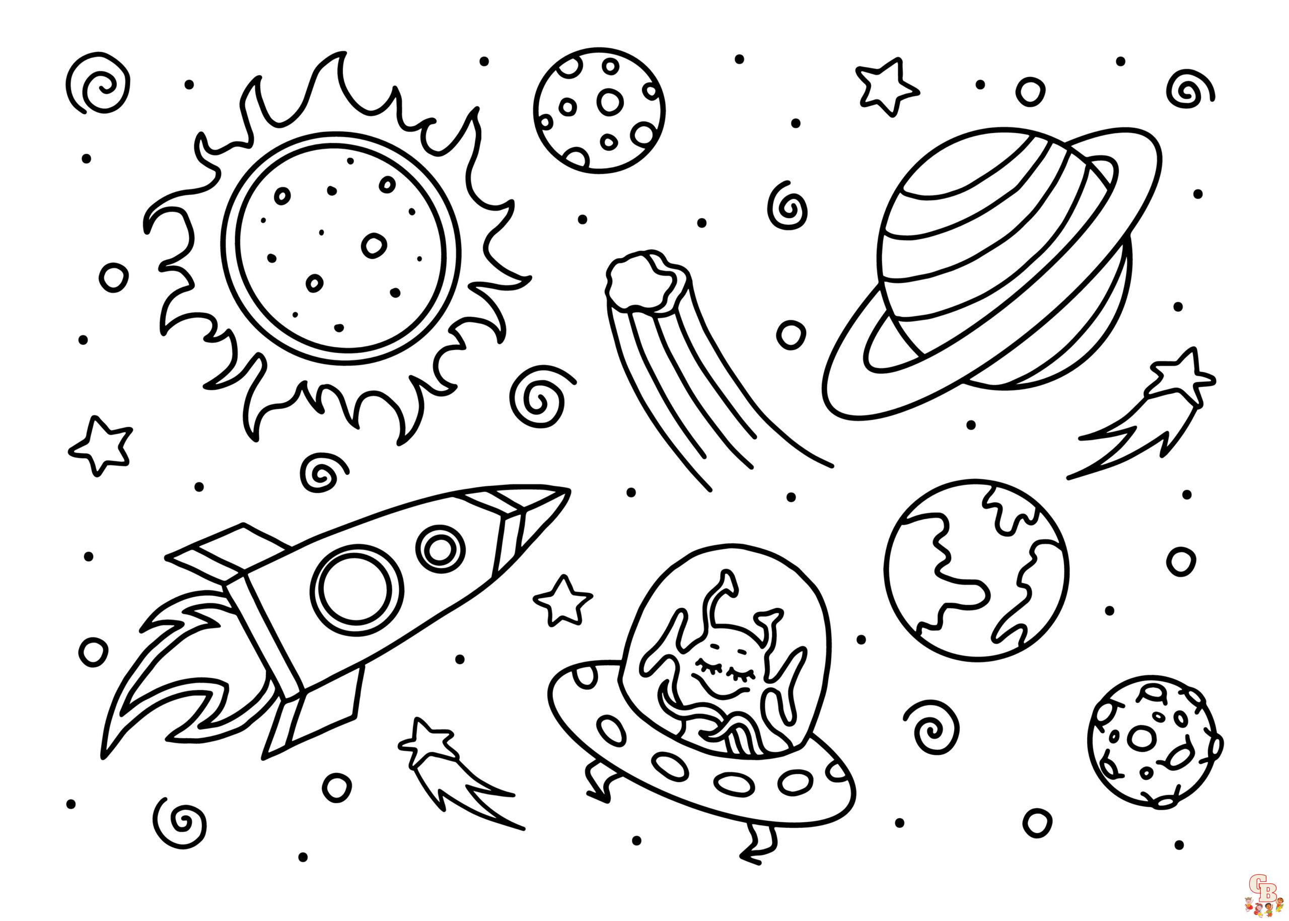 Coloriage Planetes